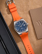 tissot prx straps powermatic 80 rubber perfect fit straps for tissot prx replacement Bracelet alternatives Aftermarket bands Custom straps Wristband choices Rubber band collection upgrades High-quality bands Watch accessories Strap Watchband orange