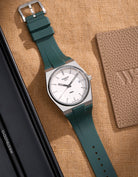 tissot prx straps powermatic 80 rubber perfect fit straps for tissot prx replacement Bracelet alternatives Aftermarket bands Custom straps Wristband choices Rubber band collection upgrades High-quality bands Watch accessories Strap Watchband green grön grun