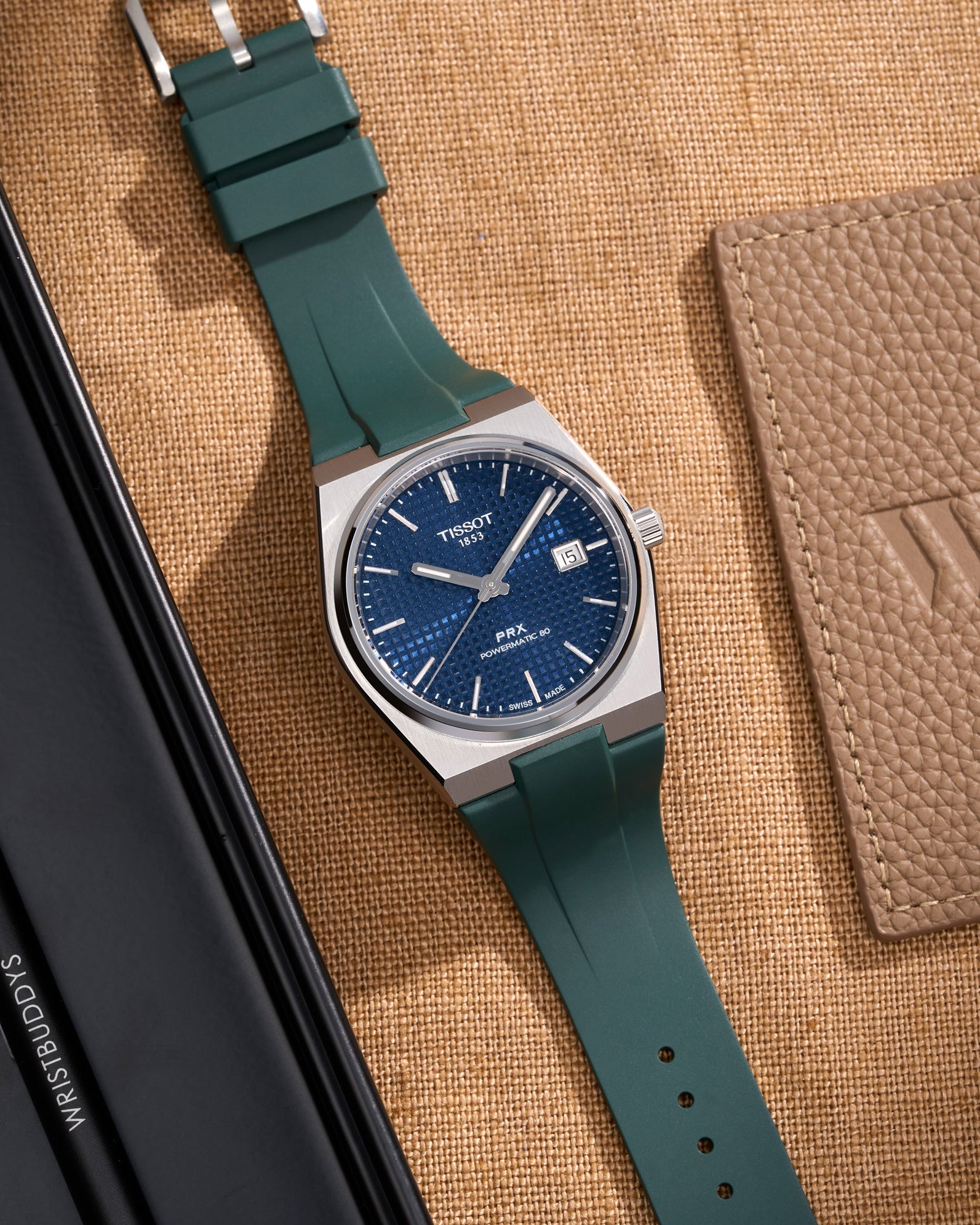 tissot prx straps powermatic 80 rubber perfect fit straps for tissot prx replacement Bracelet alternatives Aftermarket bands Custom straps Wristband choices Rubber band collection upgrades High-quality bands Watch accessories Strap Watchband 40mm T137.407.11.051.00 automatic blue blå navy blau best watch under 1000 USD