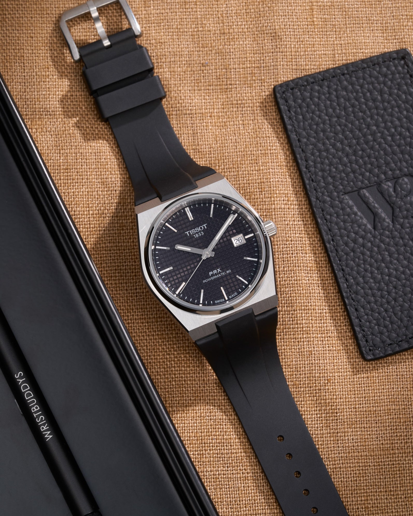 tissot prx straps powermatic 80 rubber perfect fit straps for tissot prx replacement Bracelet alternatives Aftermarket bands Custom straps Wristband choices Rubber band collection upgrades High-quality bands Watch accessories Strap Watchband 40mm T137.407.11.051.00 automatic black svart schwartz best watch under 1000 USD