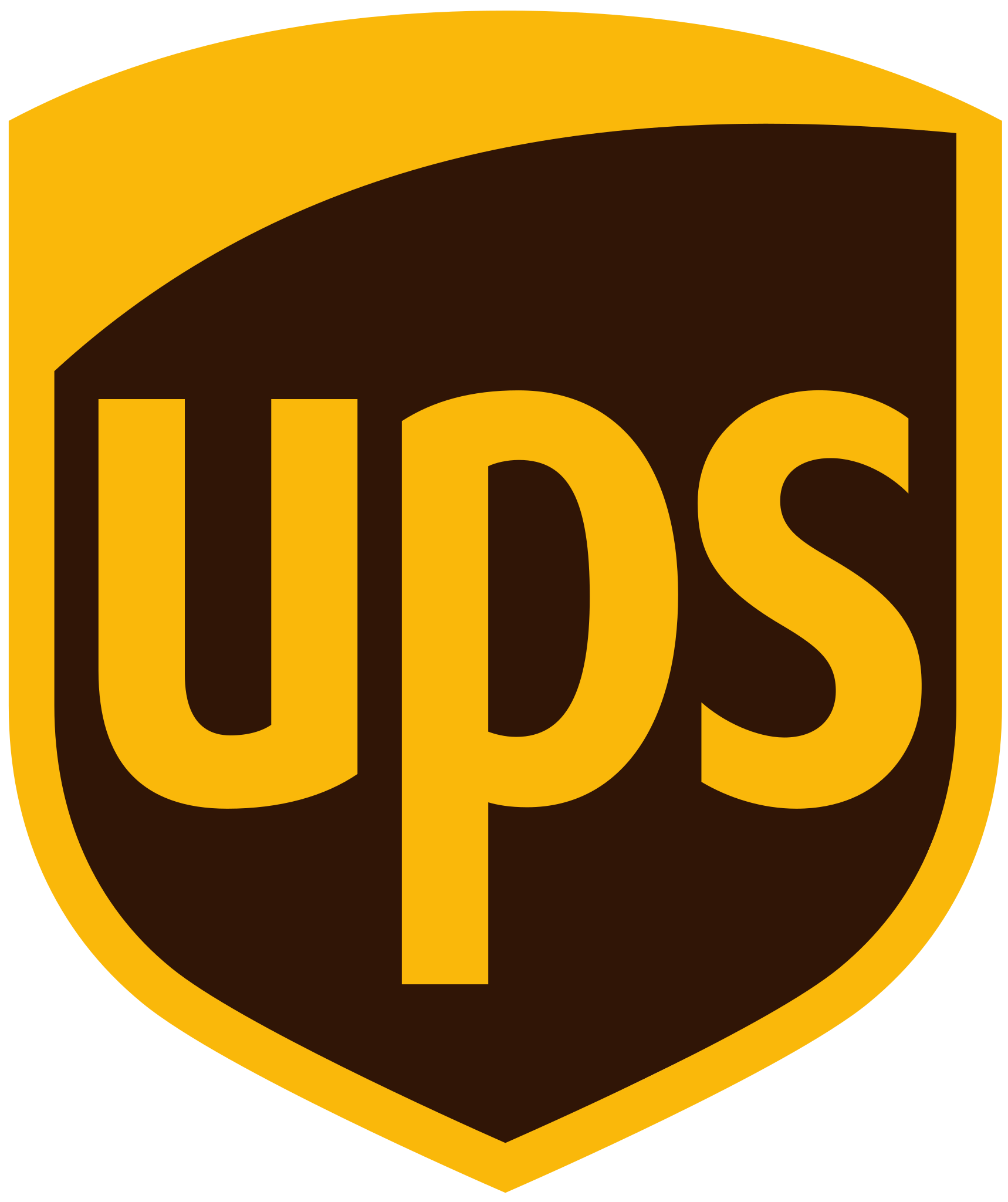 UPS logo indicating fast delivery