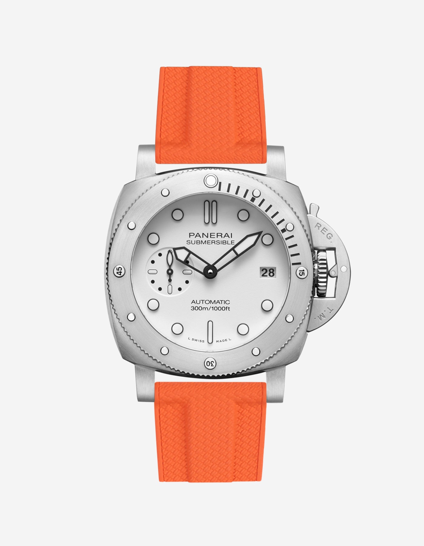 Panerai rubber strap Panerai Luminor PAM strap Submersible PAM rubber strap Radiomir rubber strap silicone strap PAM00441 PAM01223 replacement strap Luminor Marina strap 42mm 44mm PAM01122 Cinturino Panerai in gomma