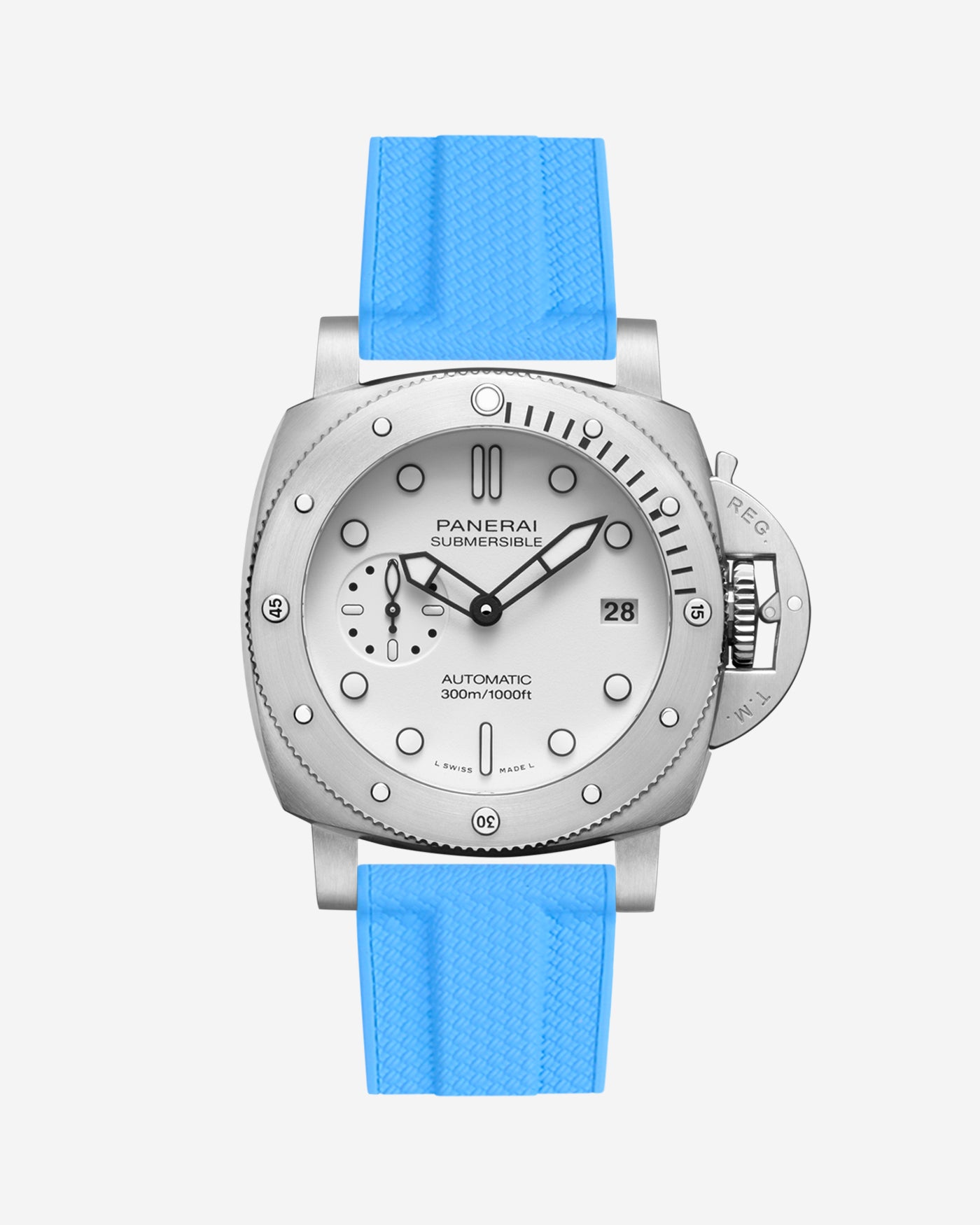 Panerai rubber strap Panerai Luminor PAM strap Submersible PAM rubber strap Radiomir rubber strap silicone strap PAM00441 PAM01223 replacement strap Luminor Marina strap 42mm 44mm PAM01122 Cinturino Panerai in gomma