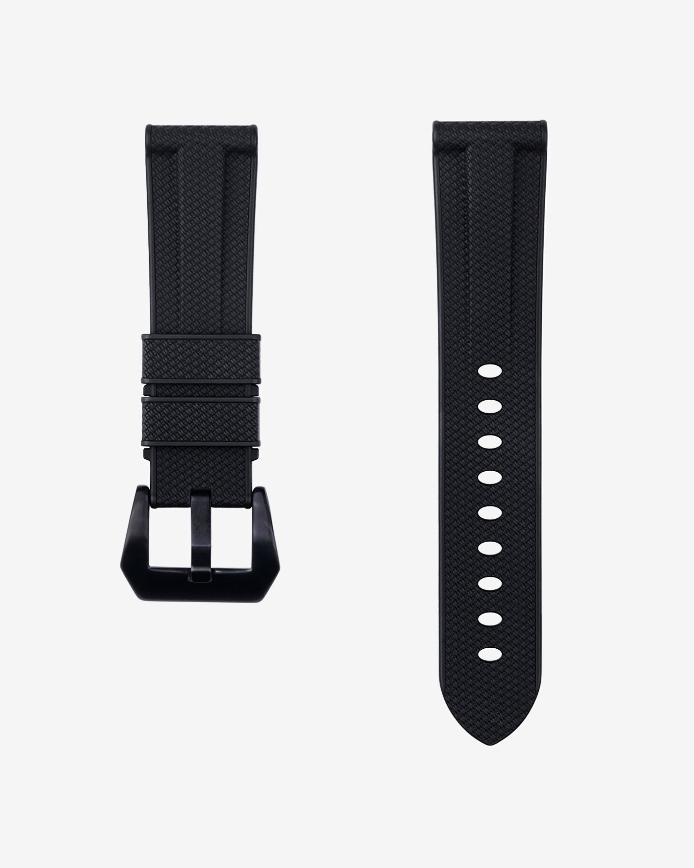 Panerai Luminor Collection in Black Rubber Straps – Luminor Marina, Submersible, and Tactical Black Dial 24mm replacement uhrenband armband for sporty military-inspired Swiss watches