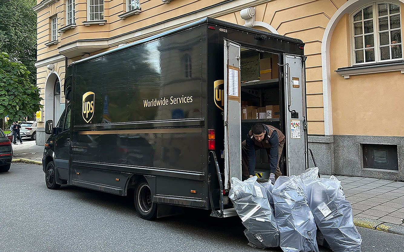 UPS shipping from Sweden to the world