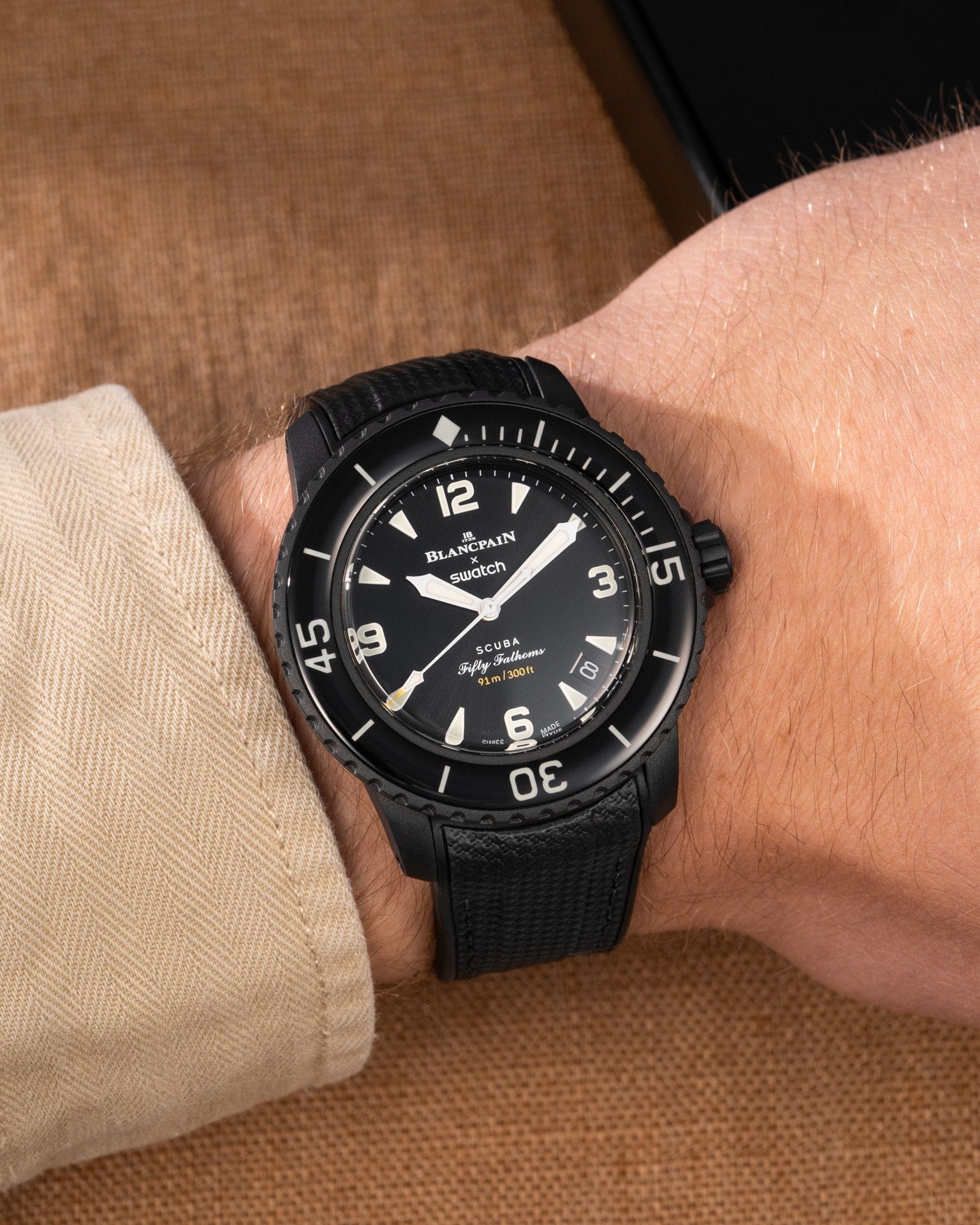 Blancpain X Swatch Bioceramic Scuba FIFTY FATHOMS rubber watch strap, ANTARTIC OCEAN Pacific Ocean Atlantic Ocean Indian Ocean Arctic Ocean, 22mm, black,, watchstrap, watch strap,Schwarz Uhrenarmband, Armbanduhrband nero, cinturino orologio cinturino noir bracelet de montre, svart klockarmband armbandsurband,, sort, hvid, urrem, rem wristbuddys wristbuddies wristbuddy wrist buddys