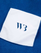 Polishing Cloth on a blue background