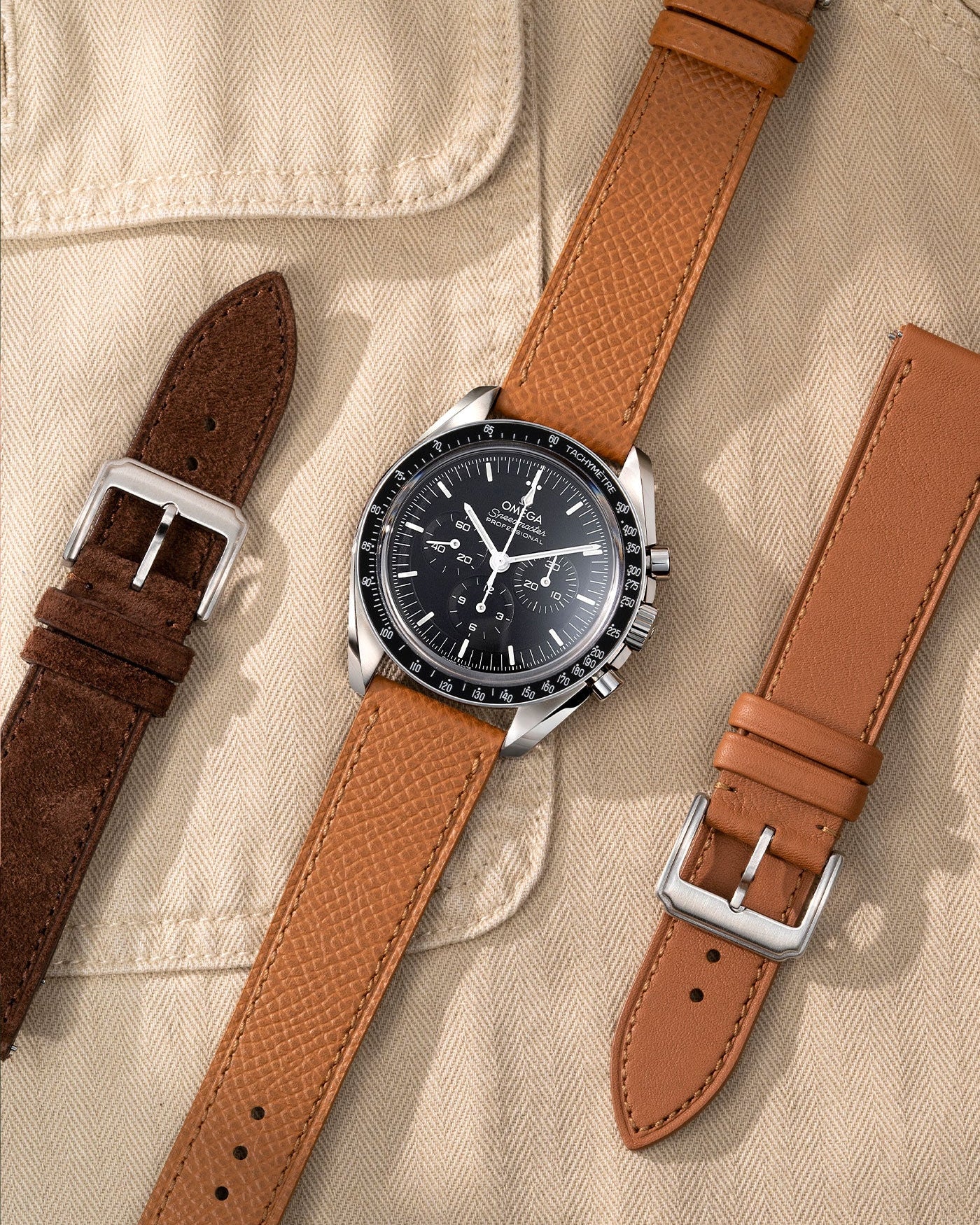 Epsom Leather Strap 17mm - 21mm - Wristbuddys