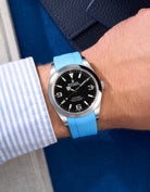 Wristbuddys Wristbuddy Klockarmband klockband rubberstrap rubber strap horus black svart black buckle clasp integrated premium rubber Rolex Submariner 16610, Rolex Submariner 116610, Rolex Submariner 14060, Rolex Submariner 114060 Rolex explorer 214270 14270 explorer club uhrenband rubber straps integrated black svart white blanco green blue orange hvit weiss schwartz