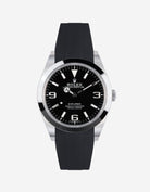 Wristbuddys Wristbuddy Klockarmband klockband rubberstrap rubber strap horus black svart black buckle clasp integrated premium rubber Rolex Submariner 16610, Rolex Submariner 116610, Rolex Submariner 14060, Rolex Submariner 114060 Rolex explorer 214270 14270 explorer club uhrenband rubber straps integrated black svart white blanco green blue orange hvit weiss schwartz