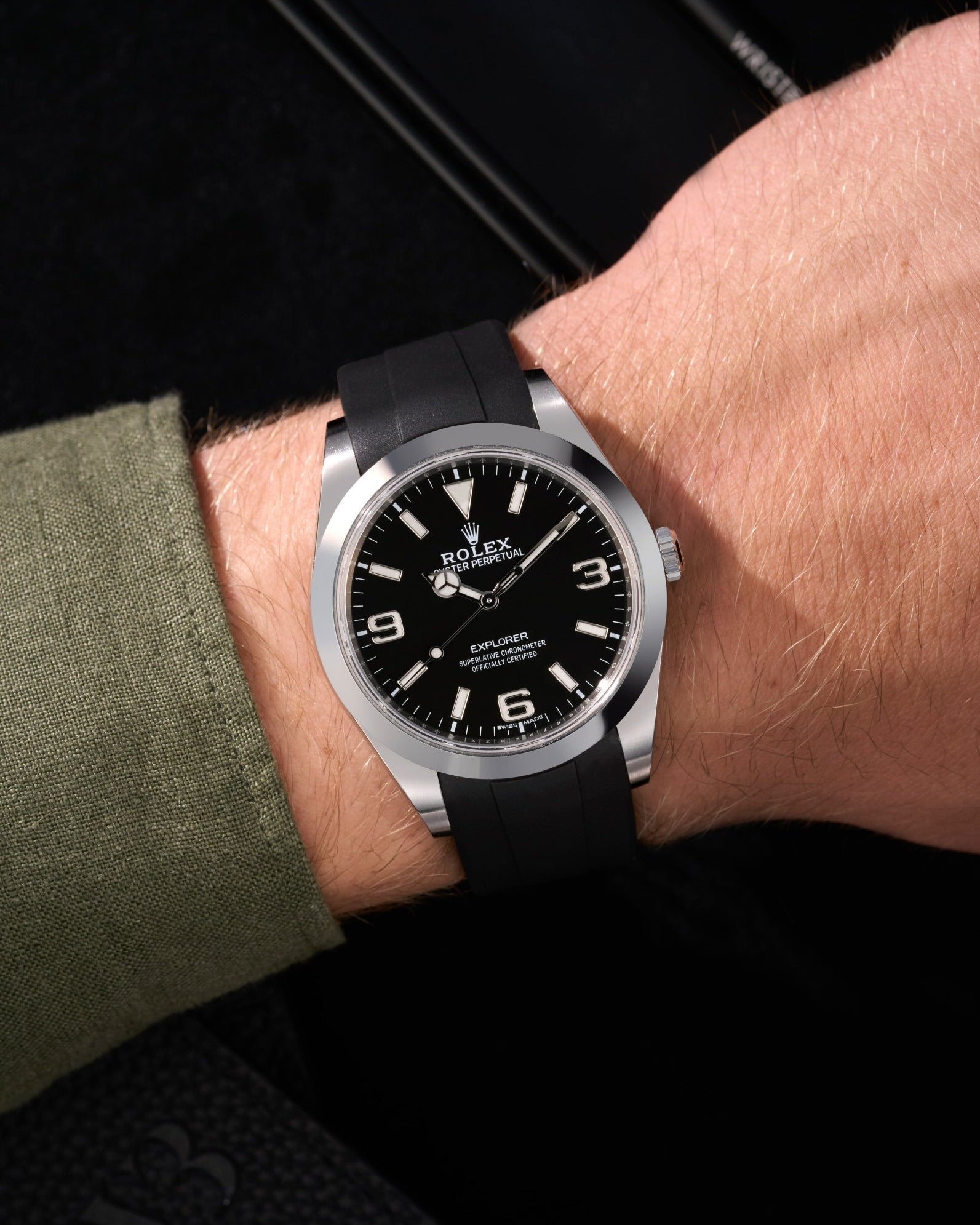 Wristbuddys Wristbuddy Klockarmband klockband rubberstrap rubber strap horus black svart black buckle clasp integrated premium rubber Rolex Submariner 16610, Rolex Submariner 116610, Rolex Submariner 14060, Rolex Submariner 114060 Rolex explorer 214270 14270 explorer club uhrenband rubber straps integrated black svart white blanco green blue orange hvit weiss schwartz