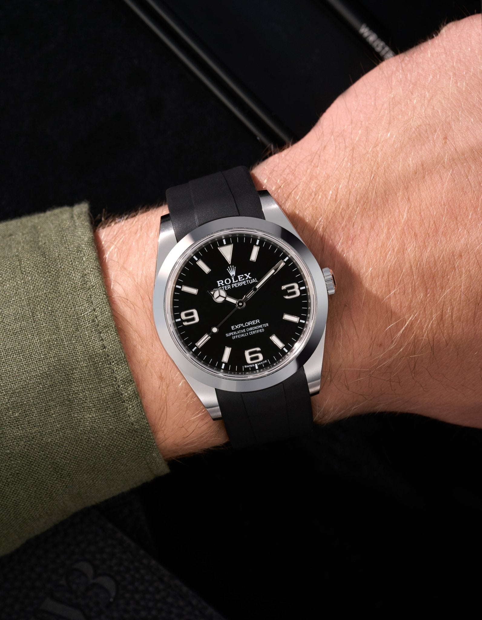 Wristbuddys Wristbuddy Klockarmband klockband rubberstrap rubber strap horus black svart black buckle clasp integrated premium rubber Rolex Submariner 16610, Rolex Submariner 116610, Rolex Submariner 14060, Rolex Submariner 114060 Rolex explorer 214270 14270 explorer club uhrenband rubber straps integrated black svart white blanco green blue orange hvit weiss schwartz