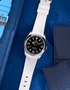 Wristbuddys Wristbuddy Klockarmband klockband rubberstrap rubber strap horus black svart black buckle clasp integrated premium rubber Rolex Submariner 16610, Rolex Submariner 116610, Rolex Submariner 14060, Rolex Submariner 114060 Rolex explorer 214270 14270 explorer club uhrenband rubber straps integrated black svart white blanco green blue orange hvit weiss schwartz