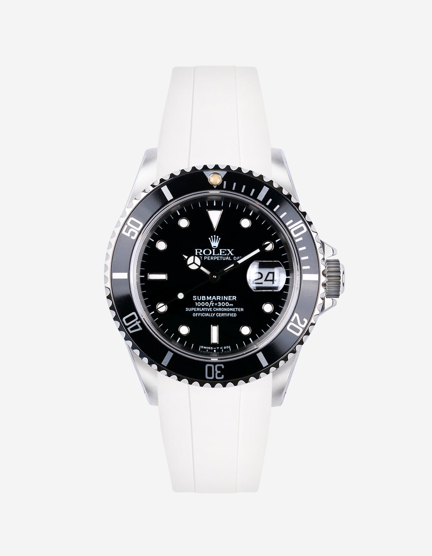 Wristbuddys Wristbuddy Klockarmband klockband rubberstrap rubber strap black svart black buckle clasp integrated premium rubber Rolex Submariner 16610, Rolex Submariner 116610, Rolex Submariner 14060, Rolex Submariner 114060 uhrenband rubber straps integrated replacement strap oysterflex KAUTSCHUKARMBAND uhrenband bracelet Urrem bracelet de montre cinturino per orologio cinturino dell'orologio horlogeband correa de reloj Uhrenarmband Uhrarmband rolex submariner