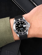 Wristbuddys Wristbuddy Klockarmband klockband rubberstrap rubber strap black svart black buckle clasp integrated premium rubber Rolex Submariner 16610, Rolex Submariner 116610, Rolex Submariner 14060, Rolex Submariner 114060 uhrenband rubber straps integrated replacement strap oysterflex KAUTSCHUKARMBAND uhrenband bracelet Urrem bracelet de montre cinturino per orologio cinturino dell'orologio horlogeband correa de reloj Uhrenarmband Uhrarmband rolex submariner