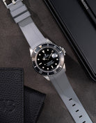 Wristbuddys Wristbuddy Klockarmband klockband rubberstrap rubber strap black svart black buckle clasp integrated premium rubber Rolex Submariner 16610, Rolex Submariner 116610, Rolex Submariner 14060, Rolex Submariner 114060 uhrenband rubber straps integrated replacement strap oysterflex KAUTSCHUKARMBAND uhrenband bracelet Urrem bracelet de montre cinturino per orologio cinturino dell'orologio horlogeband correa de reloj Uhrenarmband Uhrarmband rolex submariner