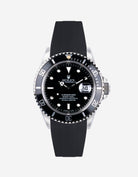 Wristbuddys Wristbuddy Klockarmband klockband rubberstrap rubber strap black svart black buckle clasp integrated premium rubber Rolex Submariner 16610, Rolex Submariner 116610, Rolex Submariner 14060, Rolex Submariner 114060 uhrenband rubber straps integrated replacement strap oysterflex KAUTSCHUKARMBAND uhrenband bracelet Urrem bracelet de montre cinturino per orologio cinturino dell'orologio horlogeband correa de reloj Uhrenarmband Uhrarmband rolex submariner