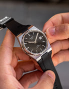 tissot prx straps powermatic 80 rubber perfect fit straps for tissot prx replacement Bracelet alternatives Aftermarket bands Custom straps Wristband choices Rubber band collection upgrades High-quality bands Watch accessories Strap Watchband black svart schwartz