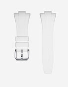 tissot prx straps powermatic 80 rubber perfect fit straps for tissot prx replacement Bracelet alternatives Aftermarket bands Custom straps Wristband choices Rubber band collection upgrades High-quality bands Watch accessories Strap Watchband white weiss vit hvit