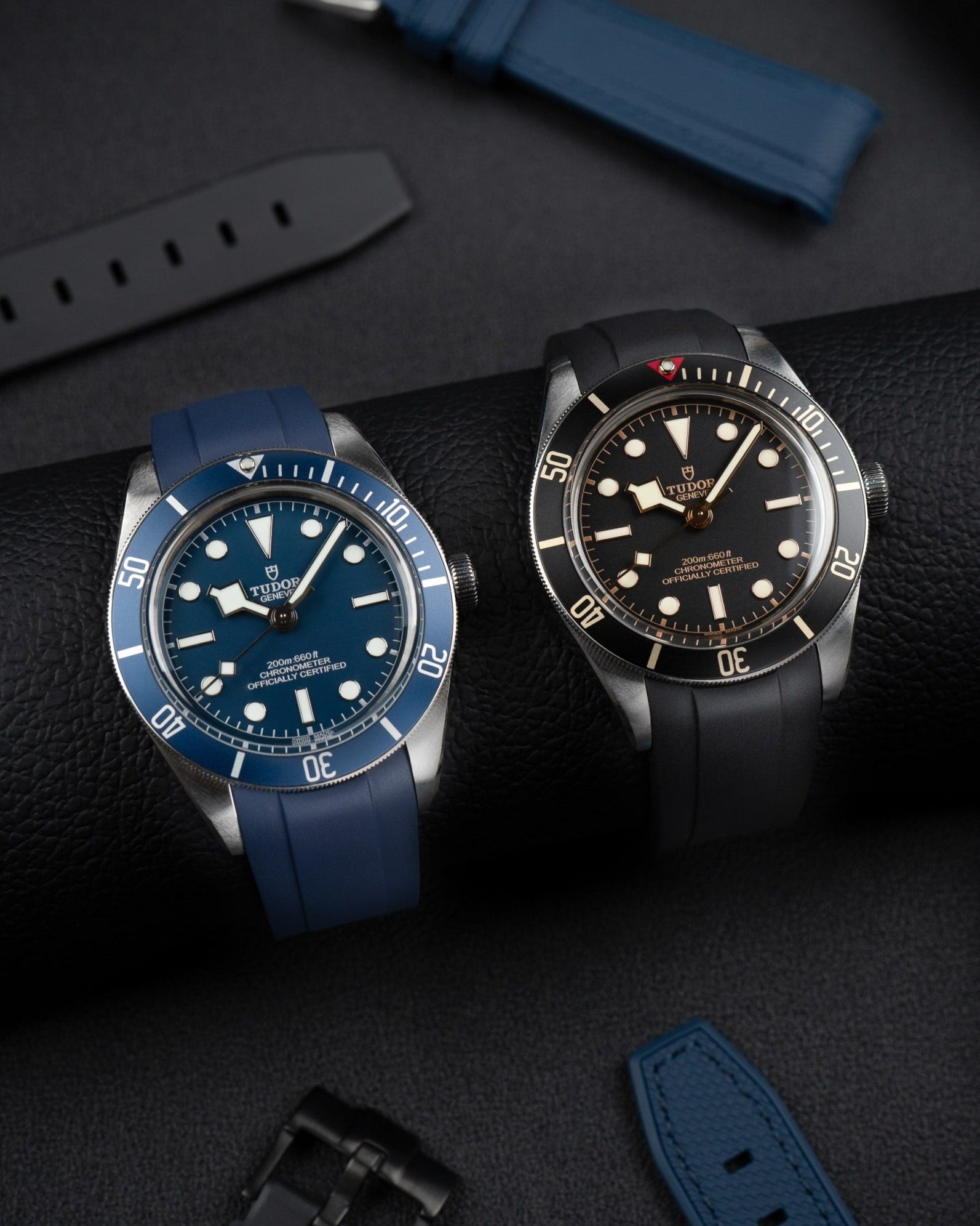 Tudor Black Bay 58 Fifty-Eight BB58 watches wristbuddys wristbuddy wristbuddies wrist Buddy watch strap band replacement integrated curved rubber FKM vulcanized best quality strap size lug width 20mm wristbands rubber bronze steel black svart schwartz