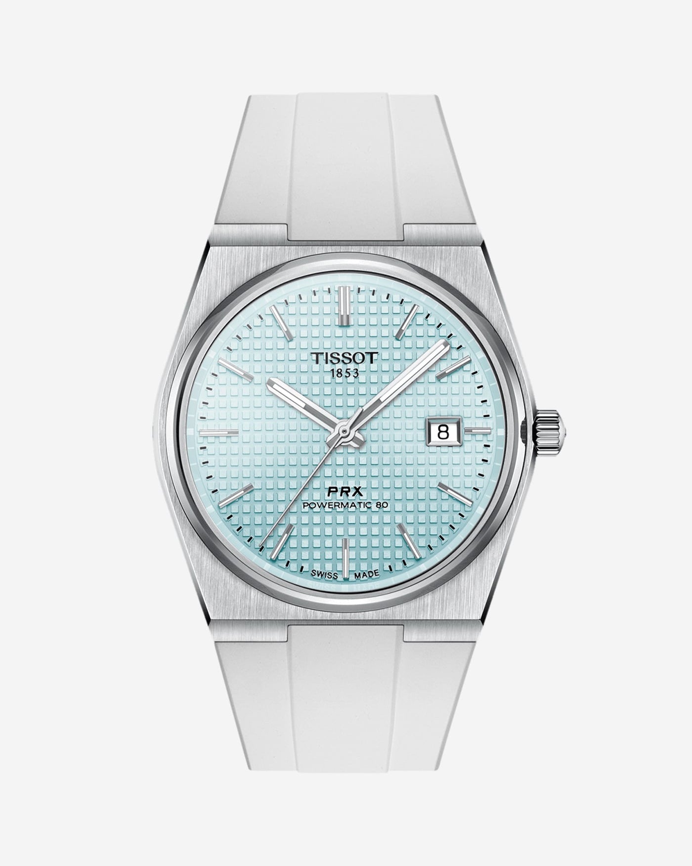 tissot prx straps powermatic 80 rubber perfect fit straps for tissot prx replacement Bracelet alternatives Aftermarket bands Custom straps Wristband choices Rubber band collection upgrades High-quality bands Watch accessories Strap Watchband 40mm T137.407.11.051.00 automatic ice blue isblå isblau best watch under 1000 USD