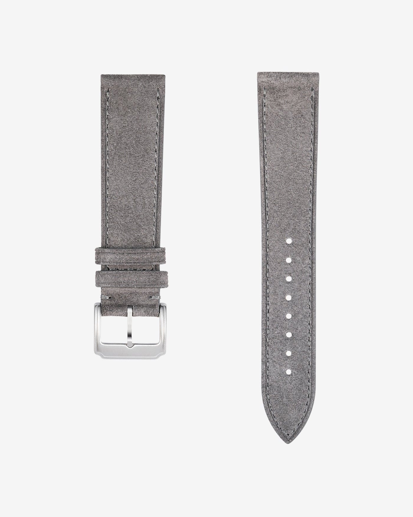 Grey suede Leather Straps for Cartier Tank Must - Wristbuddys