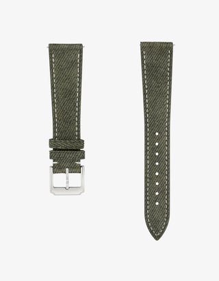 Military Green Denim