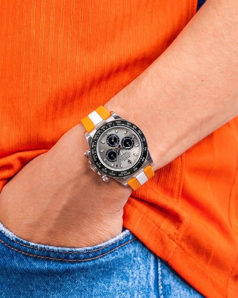 Netherlands Flag Watch Strap orange football watch strap