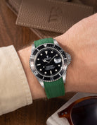 Wristbuddys Wristbuddy Klockarmband klockband rubberstrap rubber strap black svart black buckle clasp integrated premium rubber Rolex Submariner 16610, Rolex Submariner 116610, Rolex Submariner 14060, Rolex Submariner 114060 uhrenband rubber straps integrated replacement strap oysterflex KAUTSCHUKARMBAND uhrenband bracelet Urrem bracelet de montre cinturino per orologio cinturino dell'orologio horlogeband correa de reloj Uhrenarmband Uhrarmband rolex submariner