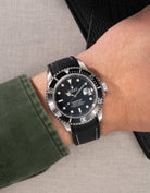 Wristbuddys Wristbuddy Klockarmband klockband rubberstrap rubber strap black svart black buckle clasp integrated premium rubber Rolex Submariner 16610, Rolex Submariner 116610, Rolex Submariner 14060, Rolex Submariner 114060 uhrenband rubber straps integrated replacement strap oysterflex KAUTSCHUKARMBAND uhrenband bracelet Urrem bracelet de montre cinturino per orologio cinturino dell'orologio horlogeband correa de reloj Uhrenarmband Uhrarmband rolex submariner