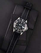 Wristbuddys Wristbuddy Klockarmband klockband rubberstrap rubber strap black svart black buckle clasp integrated premium rubber Rolex Submariner 16610, Rolex Submariner 116610, Rolex Submariner 14060, Rolex Submariner 114060 uhrenband rubber straps integrated replacement strap oysterflex KAUTSCHUKARMBAND uhrenband bracelet Urrem bracelet de montre cinturino per orologio cinturino dell'orologio horlogeband correa de reloj Uhrenarmband Uhrarmband rolex submariner
