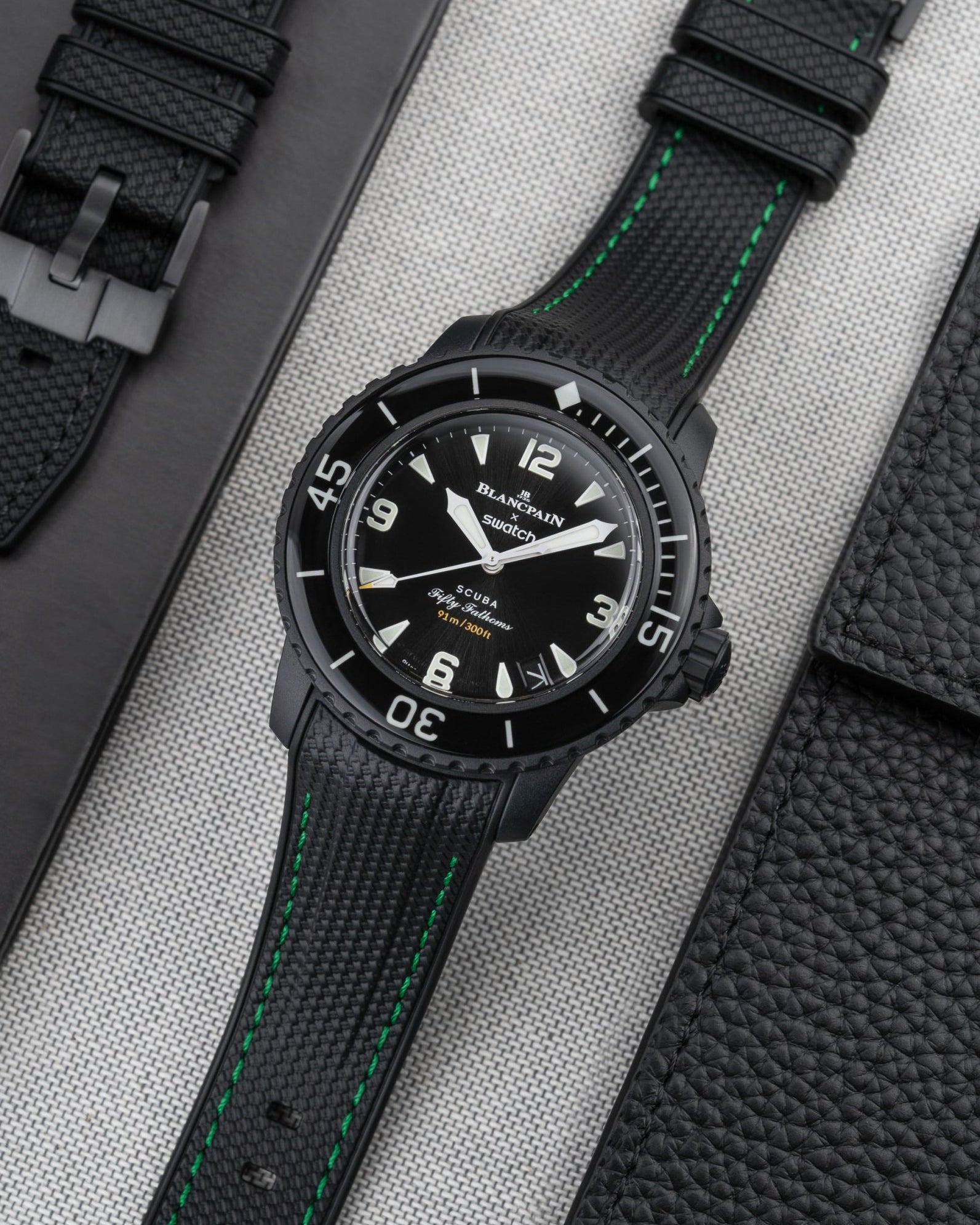 Blancpain X Swatch Bioceramic Scuba FIFTY FATHOMS rubber watch strap, ANTARTIC OCEAN Pacific Ocean Atlantic Ocean Indian Ocean Arctic Ocean, 22mm, black,, watchstrap, watch strap,Schwarz Uhrenarmband, Armbanduhrband nero, cinturino orologio cinturino noir bracelet de montre, svart klockarmband armbandsurband,, sort, hvid, urrem, rem wristbuddys wristbuddies wristbuddy wrist buddys