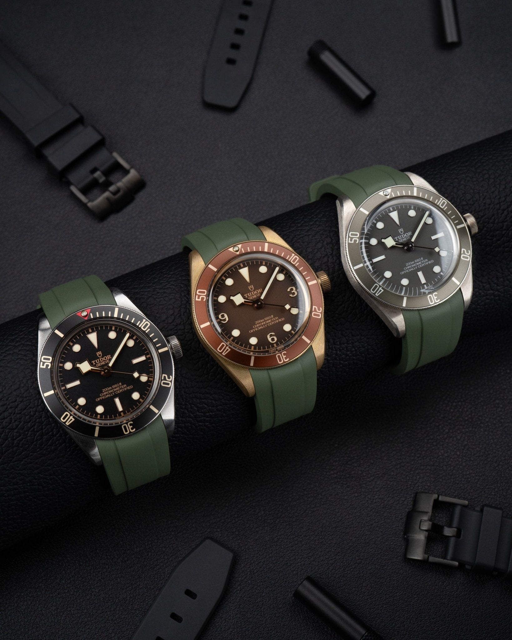 Tudor Black Bay 58 Fifty-Eight BB58 watches wristbuddys wristbuddy wristbuddies wrist Buddy watch strap band replacement integrated curved rubber FKM vulcanized best quality strap size lug width 20mm wristbands rubber bronze steel M79030N Navy Blue 79030B 925 Silver M79010SGs Bronze M79012M 925 silver  olive green vert green military green grön grun