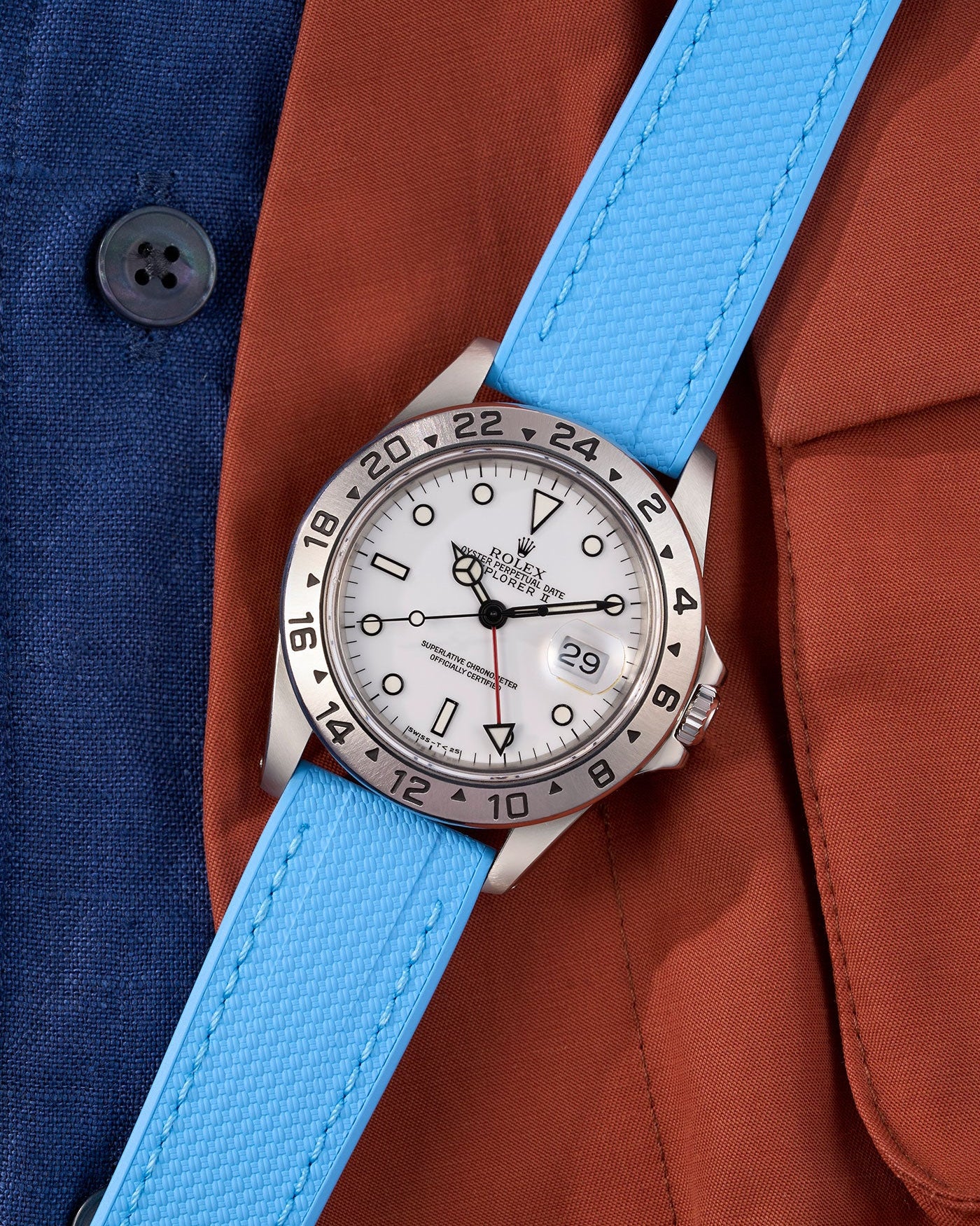 Straight End FKM Strap - 20mm - Wristbuddys