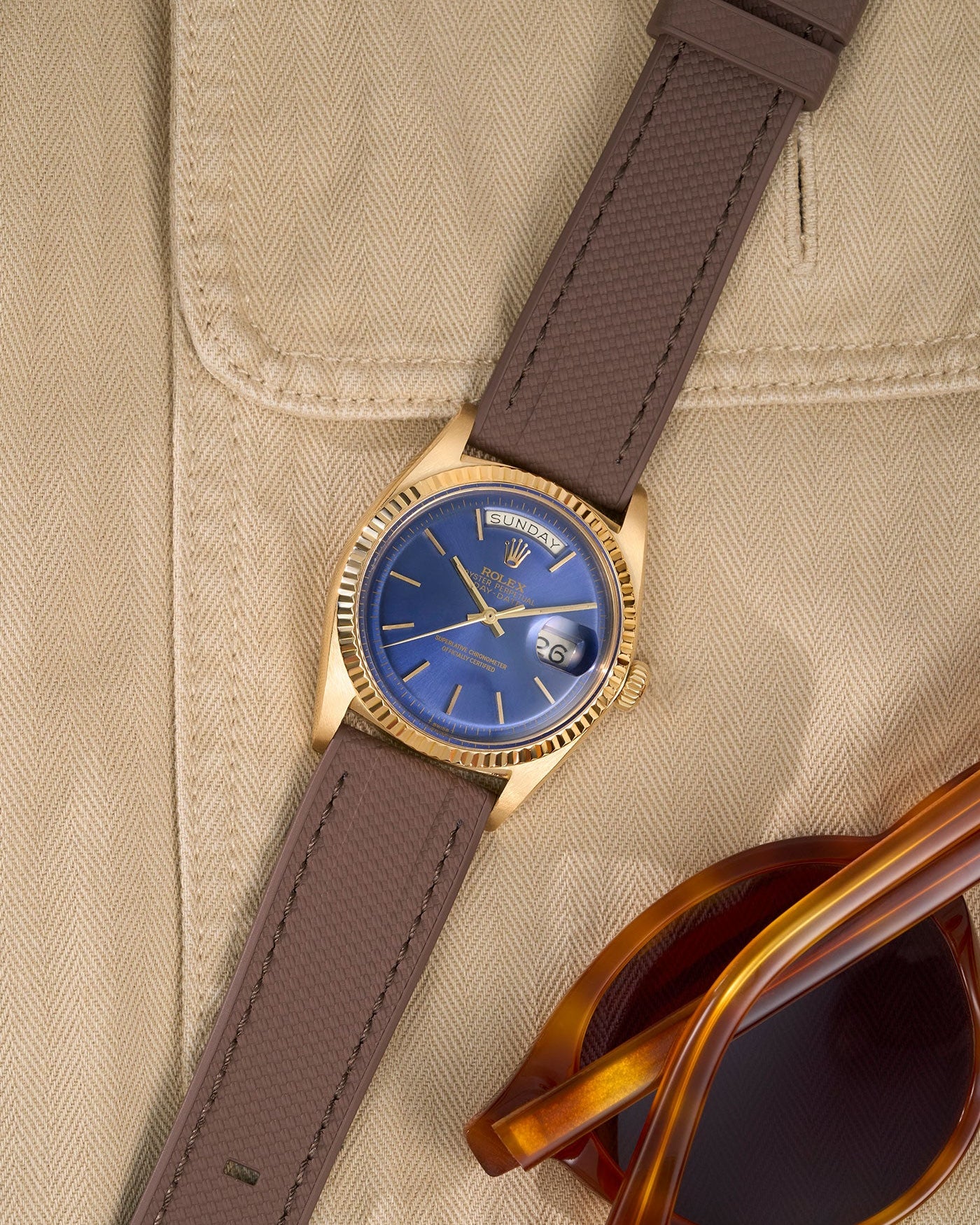 Straight End FKM Strap - 20mm - Wristbuddys