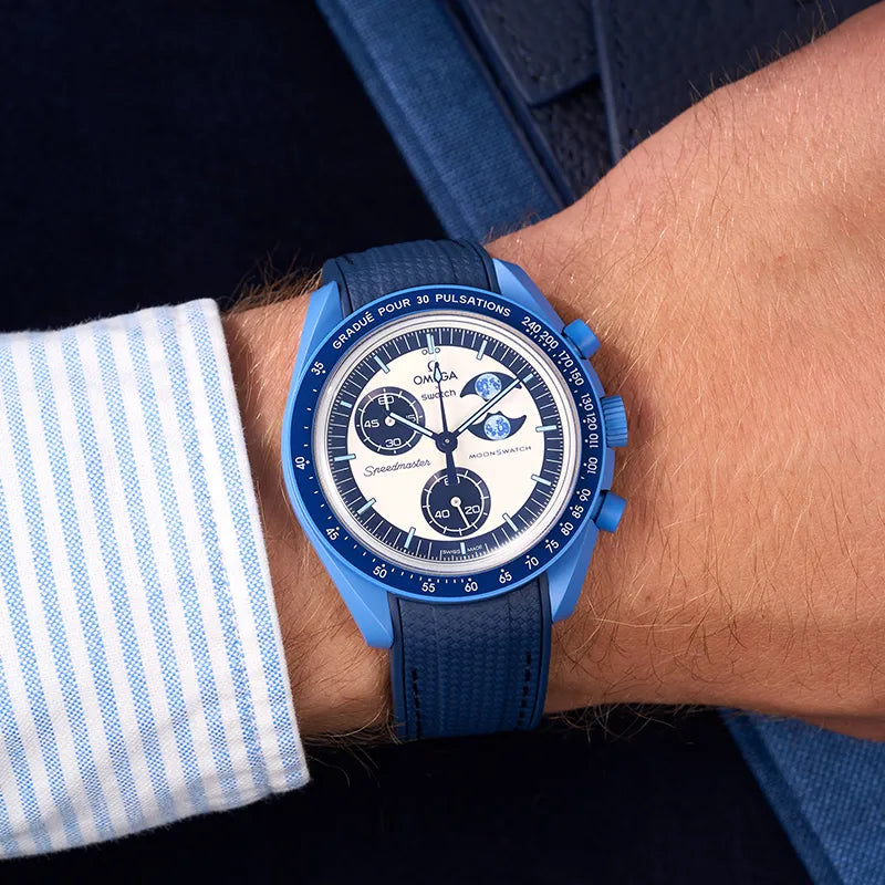 Rubber strap for Mission to the super Blue Moonphase