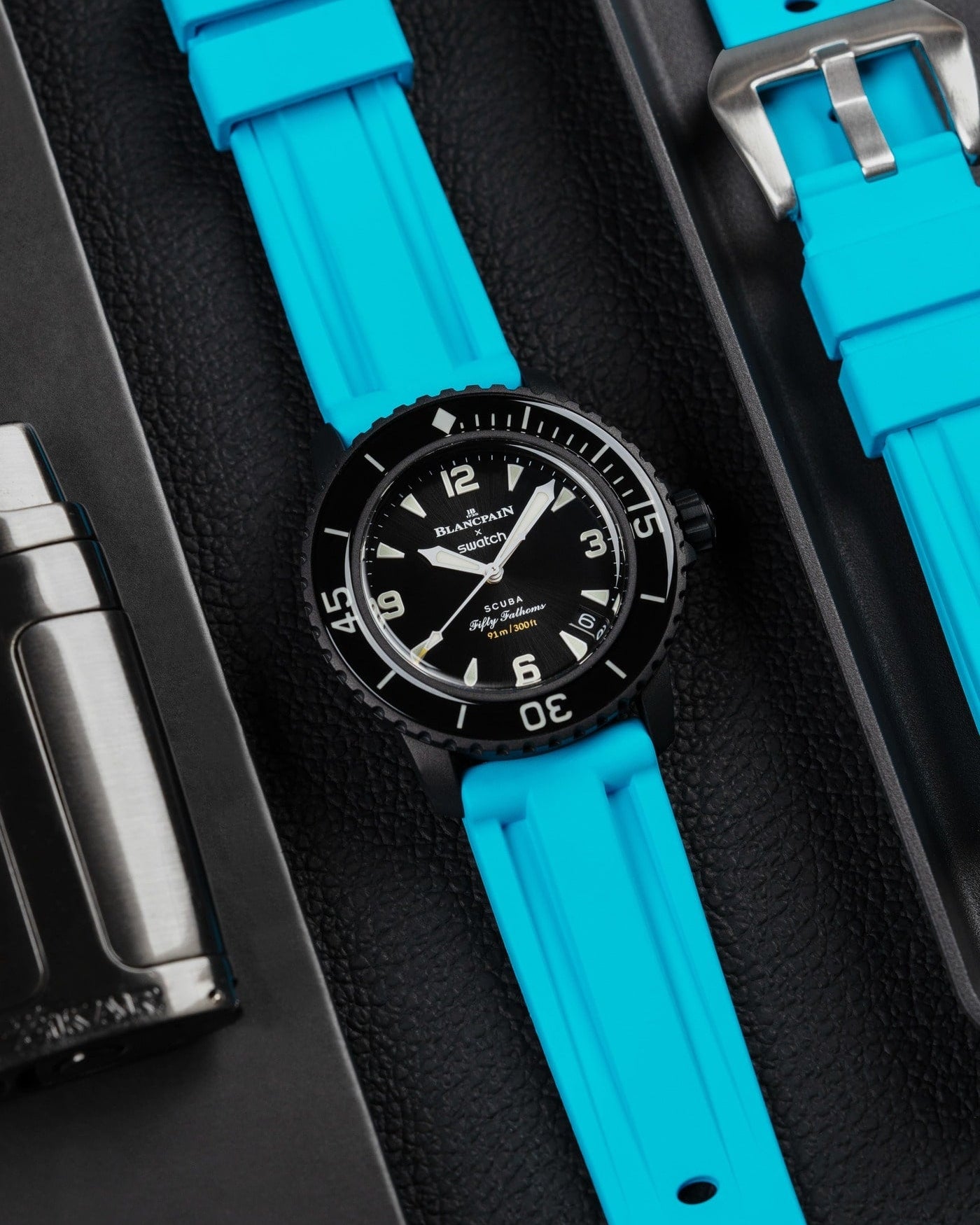 Turquoise Universal FKM Rubber Strap 20mm - 24mm - Wristbuddys