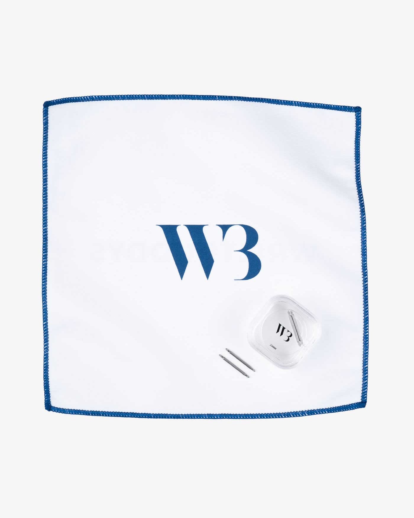 WB Kit - Spring Bars & Cloth on white background