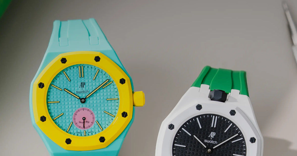 Royal Pop Strap Guide: How To Wear AP x Swatch On Wrist