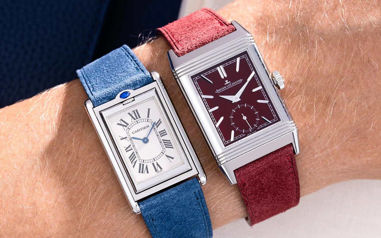 Image showing to clean leather straps on wrist