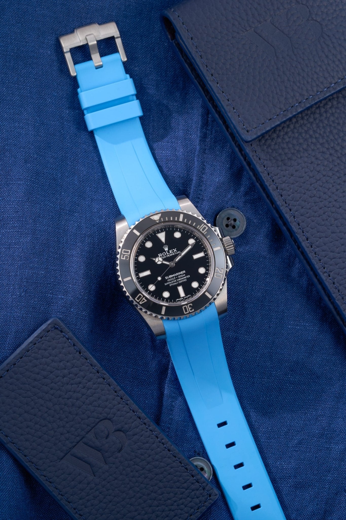 Water-Resistant Rubber Bands for Rolex Submariner - Wristbuddys