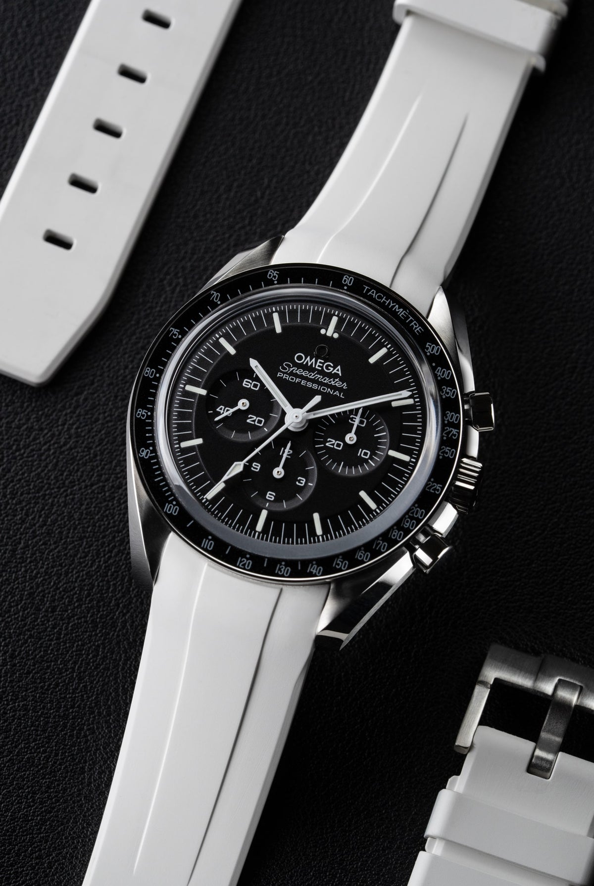 Speedmaster Strap RUBBER WATCH STRAPS FOR OMEGA SPEEDMASTER - Wristbuddys.com