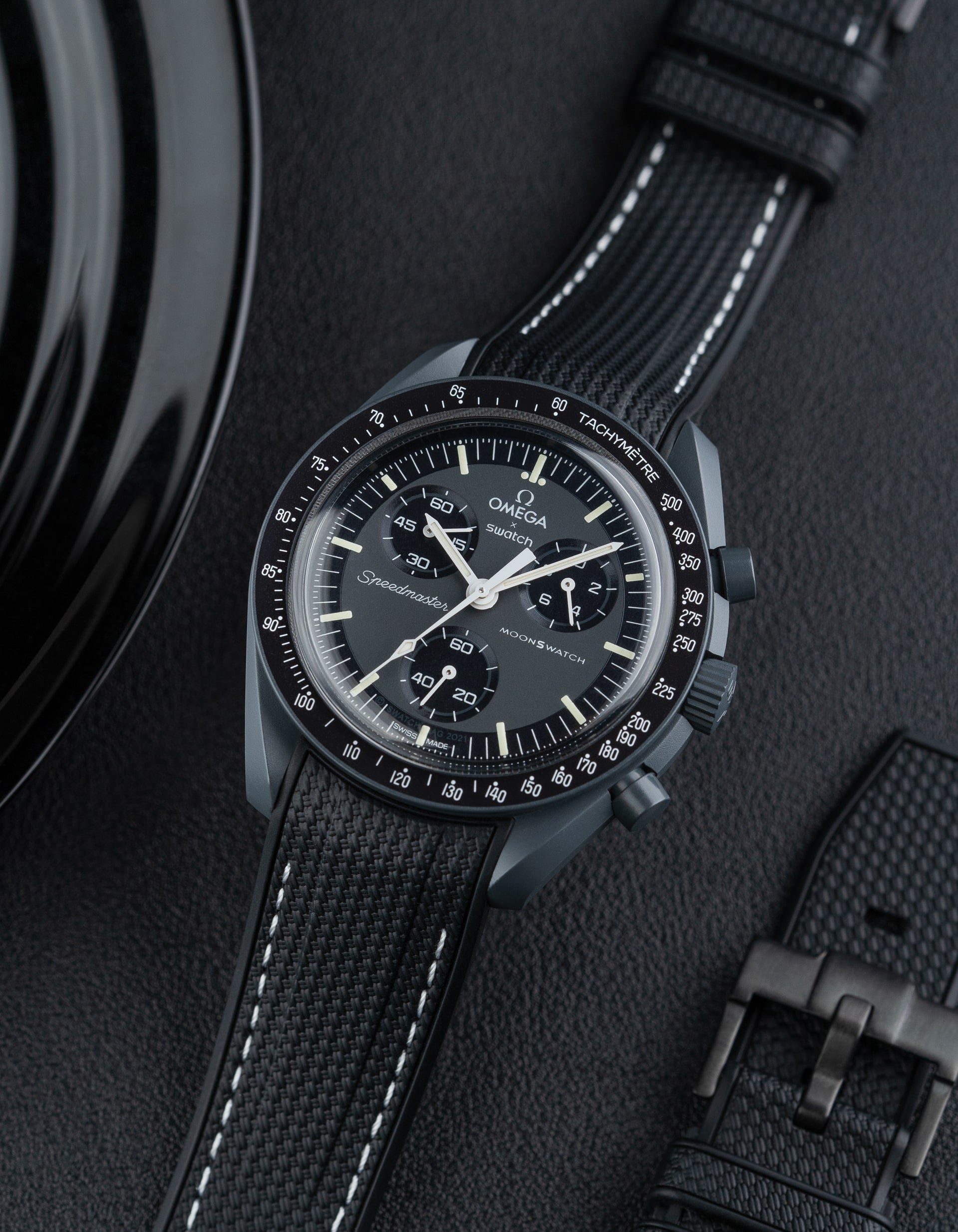 Rubber Watch Strap for Omega X Swatch MoonSwatch Mission to Rubber Watch Strap for Omega X Swatch MoonSwatch Mission to