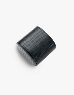 Black Embossed Alligator
