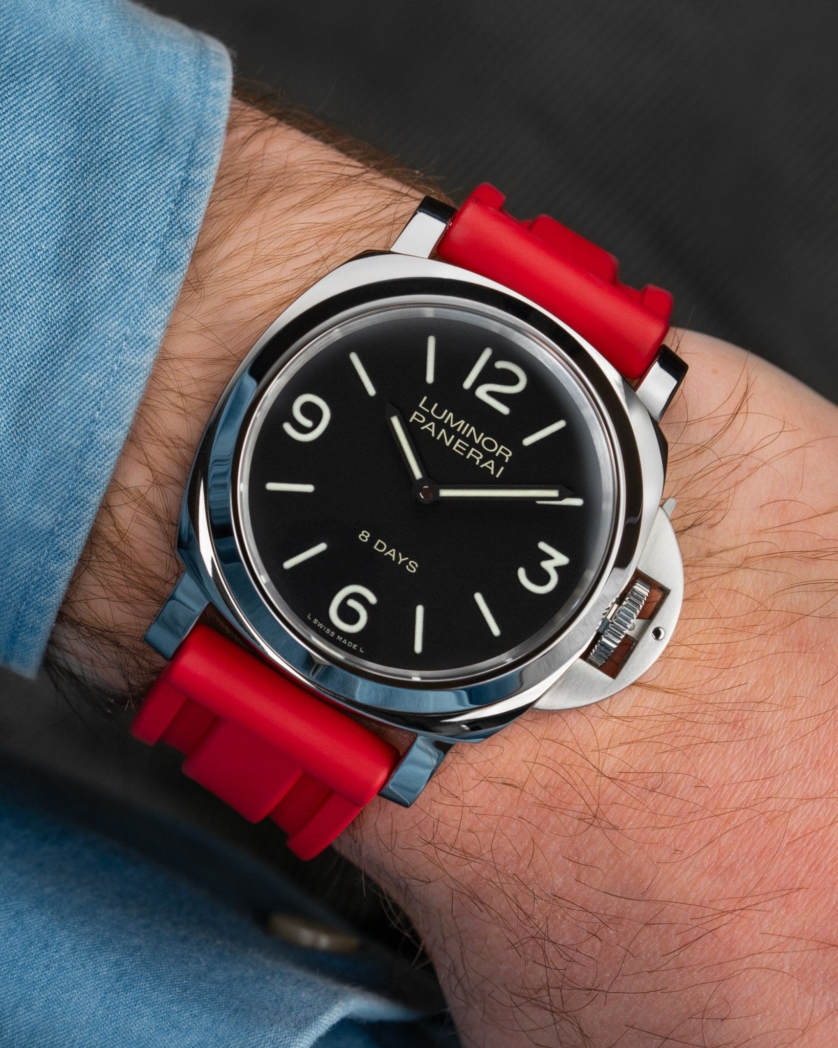 24mm Rubber Strap for Panerai - Wristbuddys