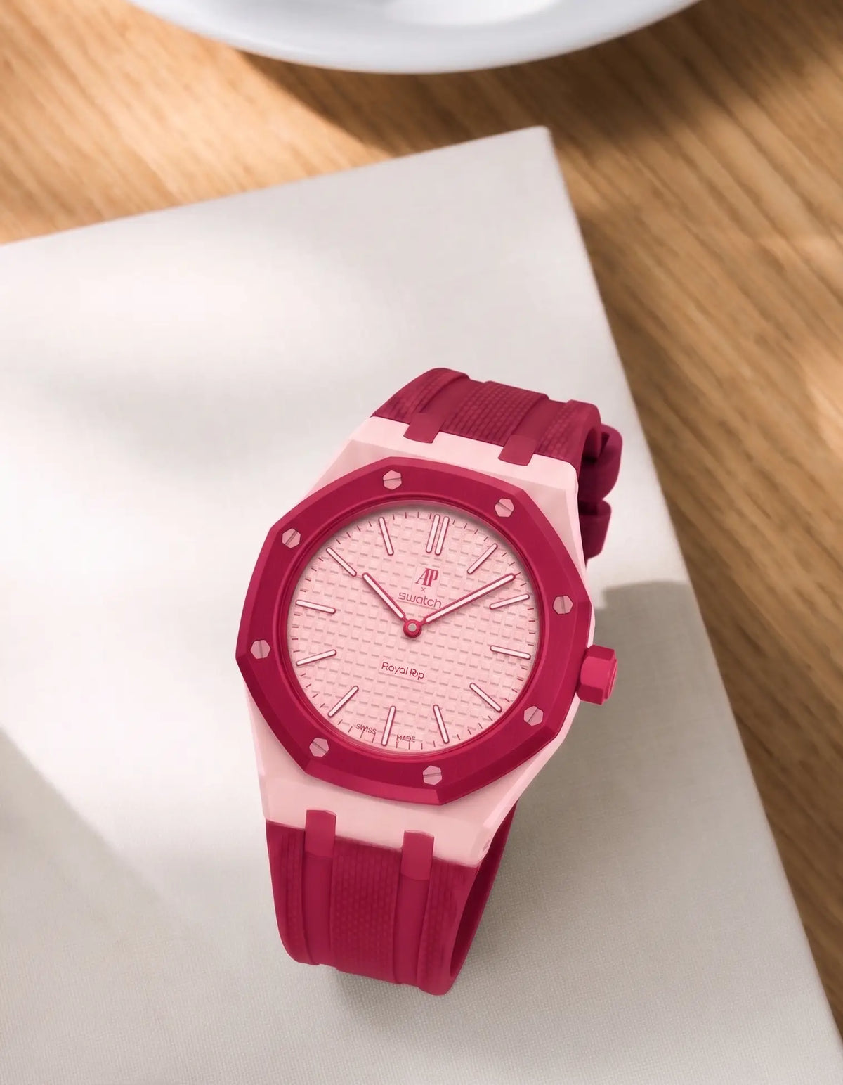 Rubber Strap & Case For AP x Swatch Royal Pop Otto Rosso – Wristbuddys