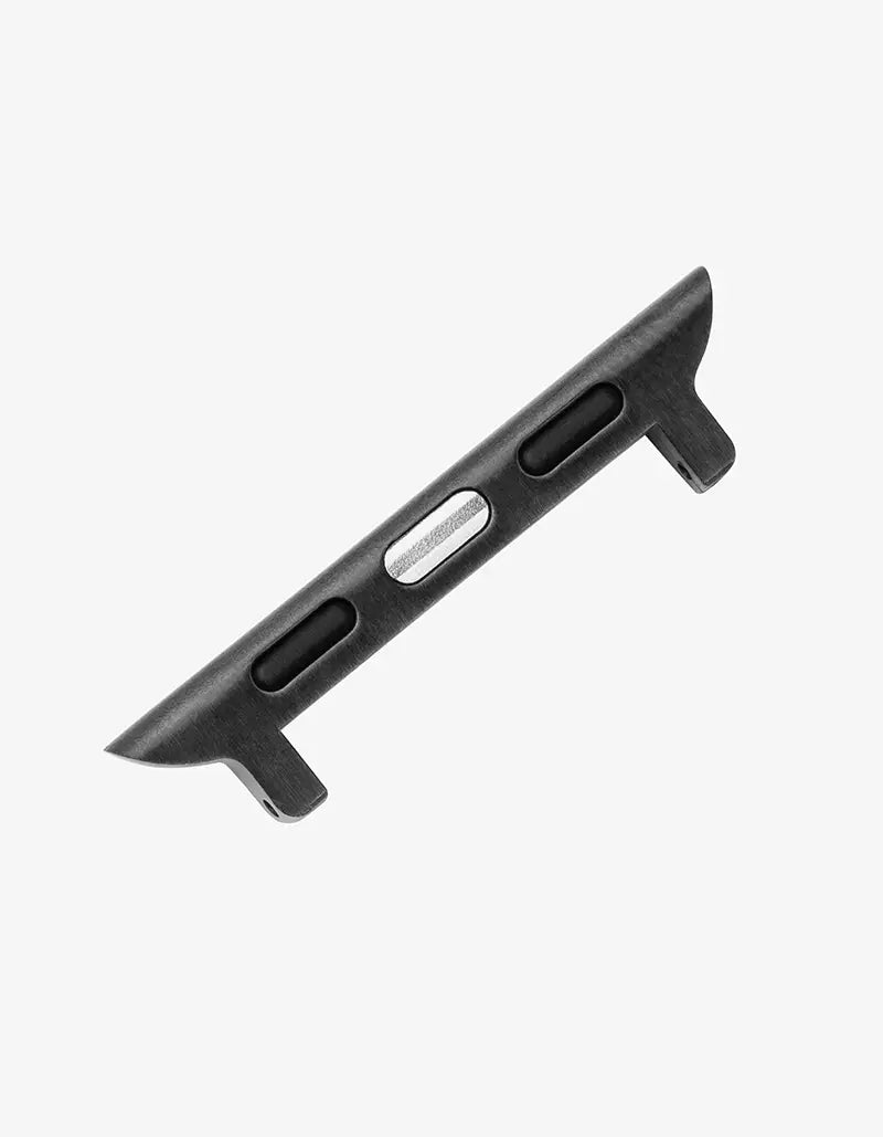 Black adapter for Apple watch back view