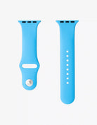 Capri blue Apple Watch Band with Integrated Adapter 