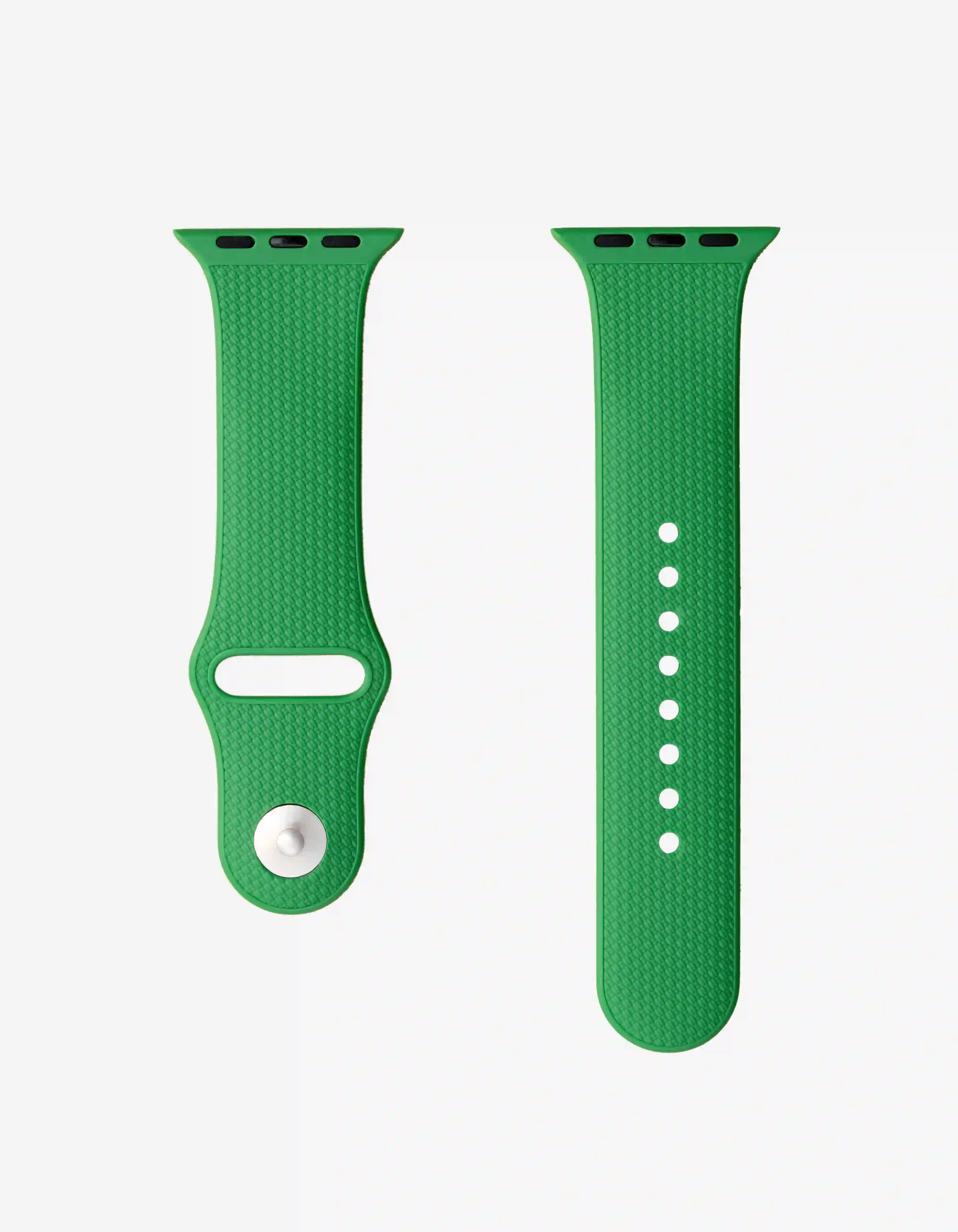 Green Apple Watch Band with Integrated Adapter 