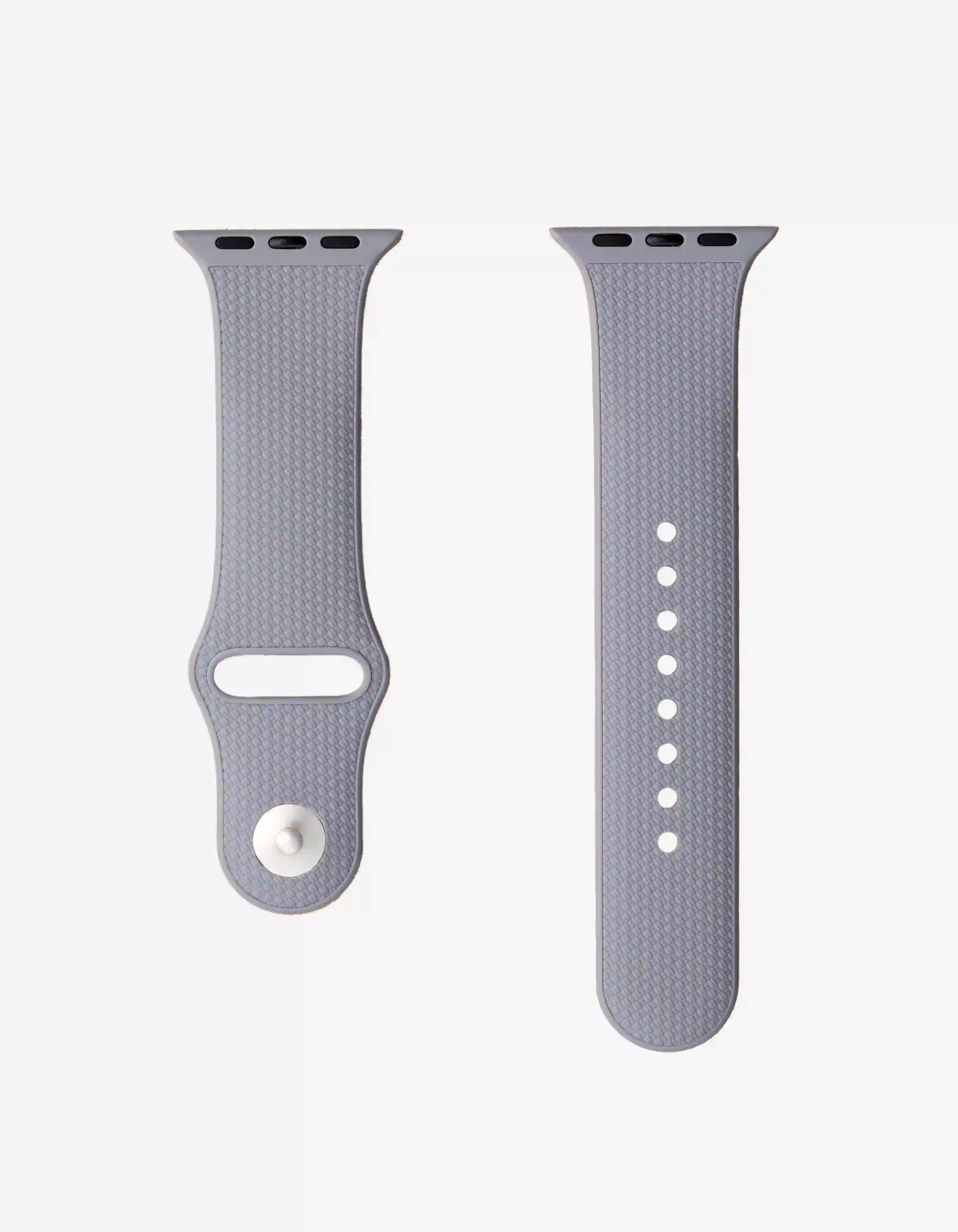 Grey Apple Watch Band with Integrated Adapter 